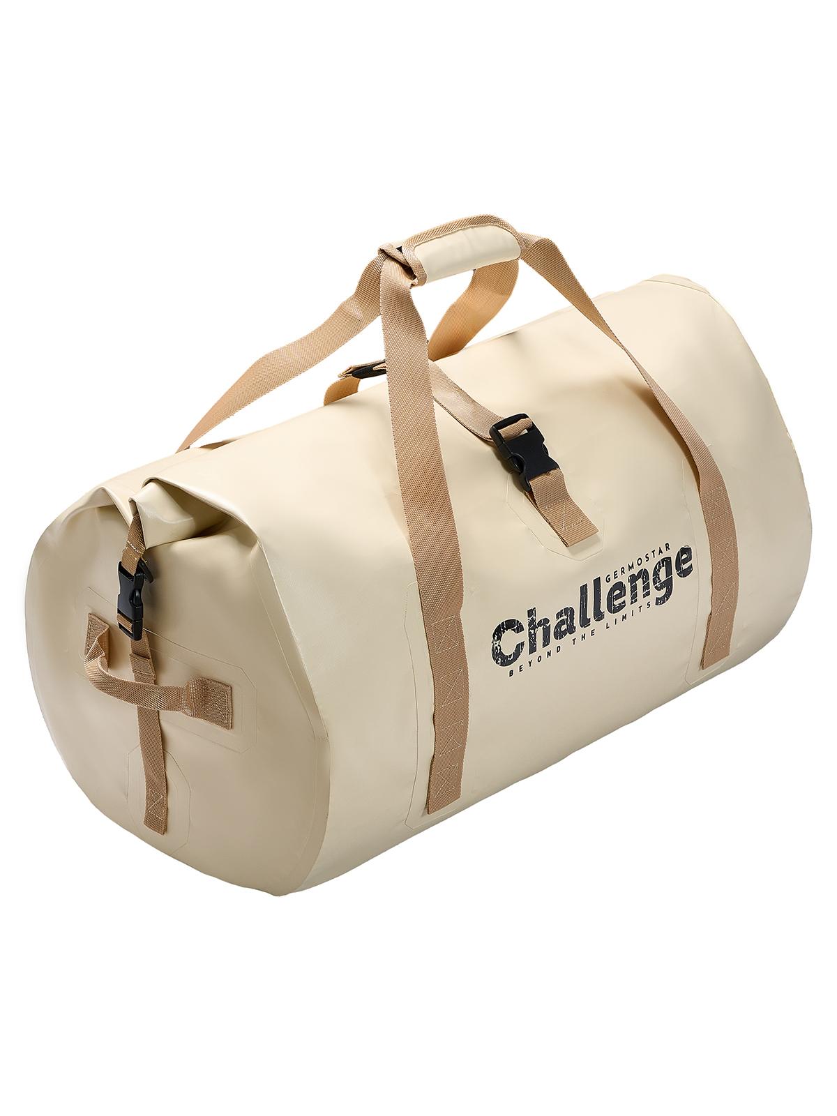 Гермосумка Challenge 80л бежевая